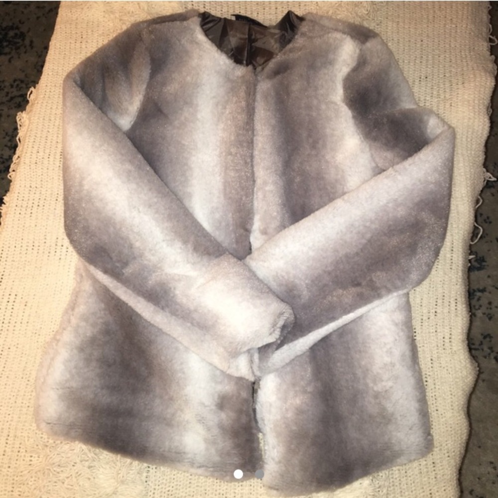 Faux fur coat